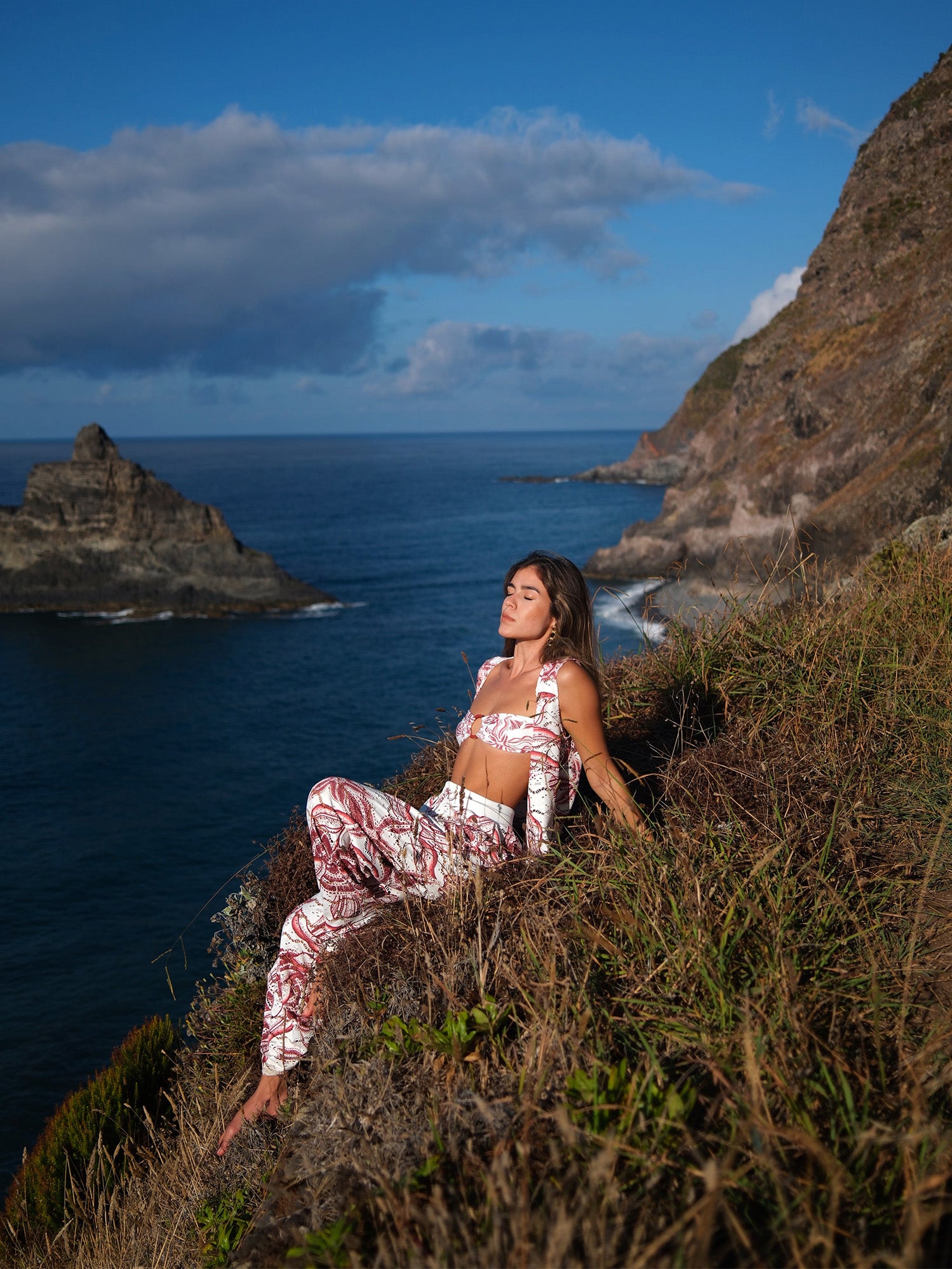 PANTALÓN TATAN ESTAMPADO CEREZA