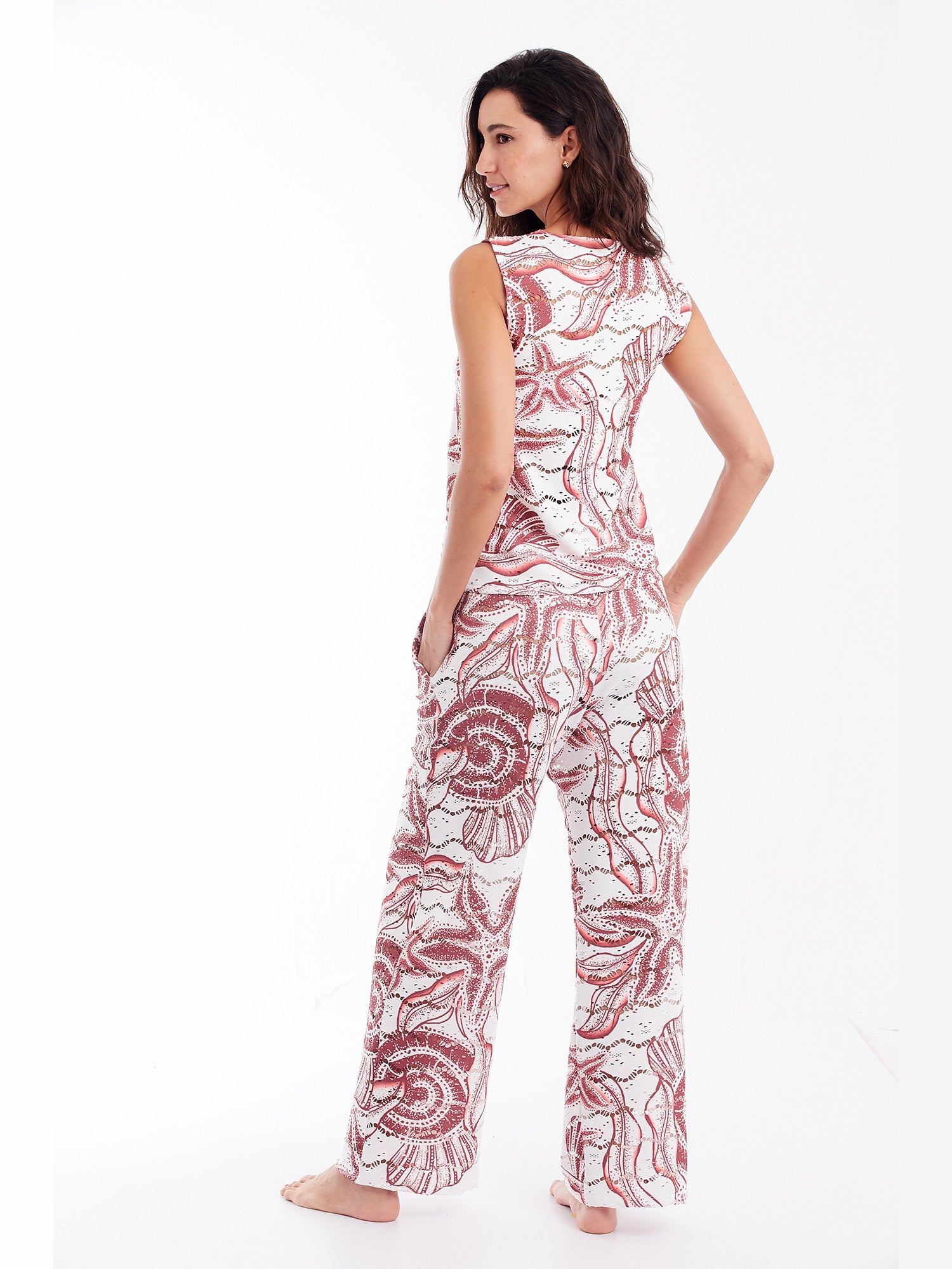PANTALÓN TATAN ESTAMPADO CEREZA
