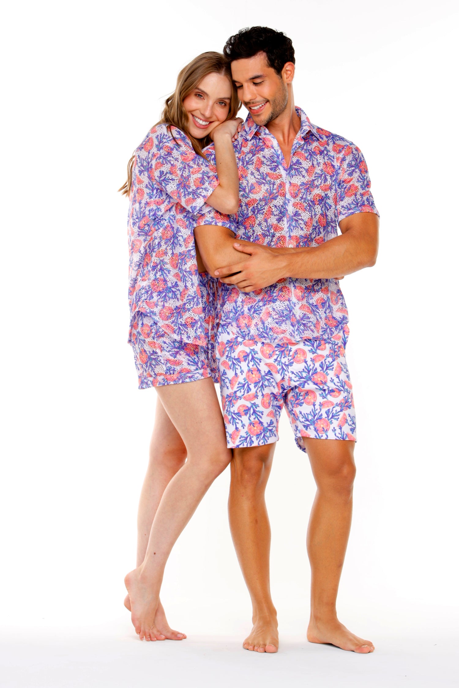 BERMUDA TALO ESTAMPADO LILA