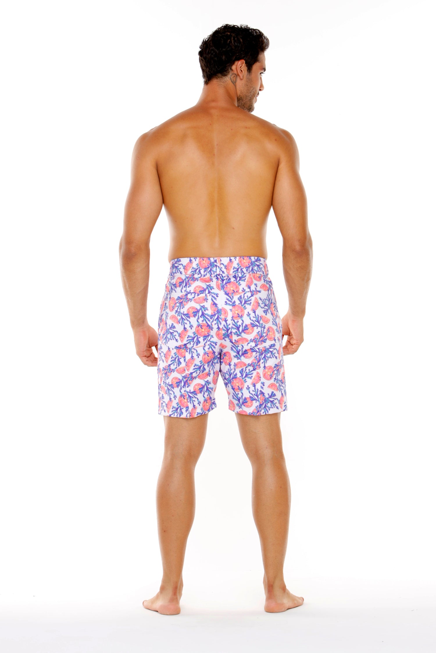 BERMUDA TALO ESTAMPADO LILA