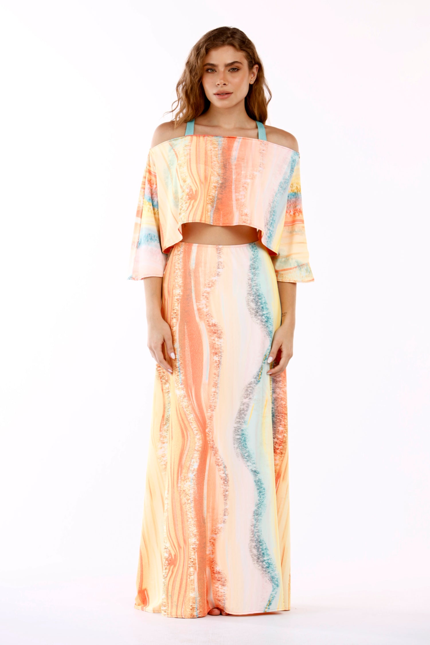 TOP OJO DE GATO ESTAMPADO ROSA