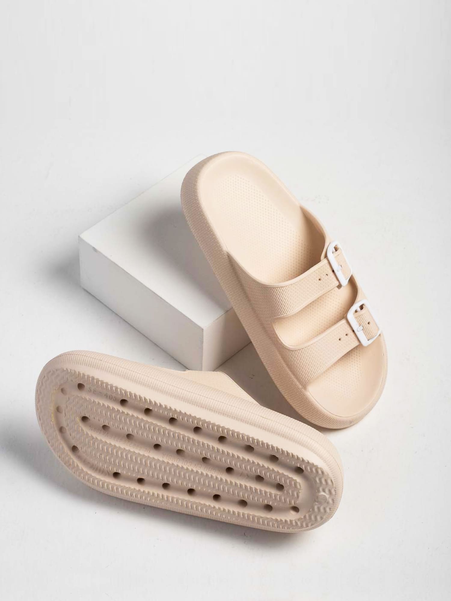 SANDALIA SM405 BEIGE MUJER