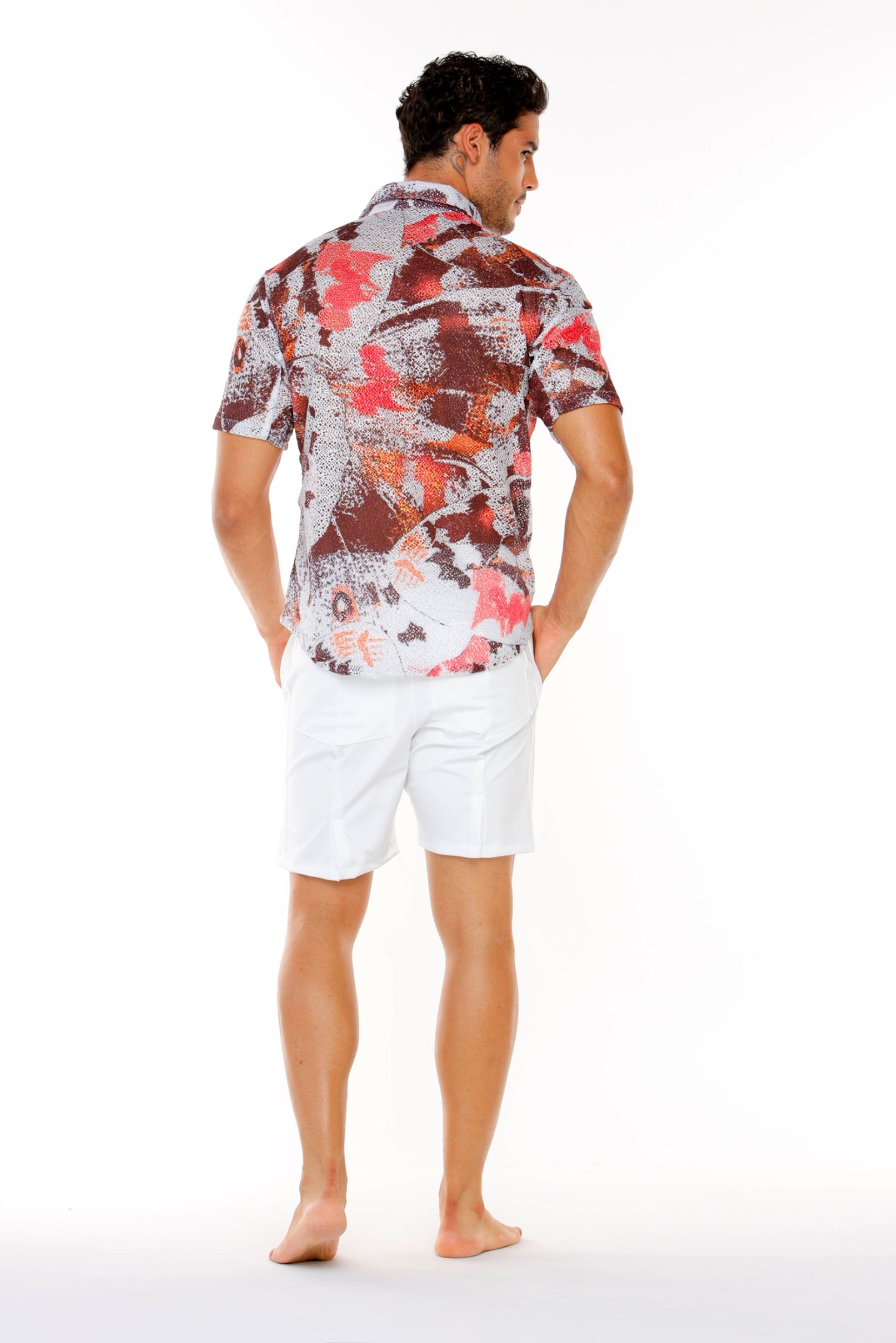 Camisa Papaya en Malla Unisex Coral