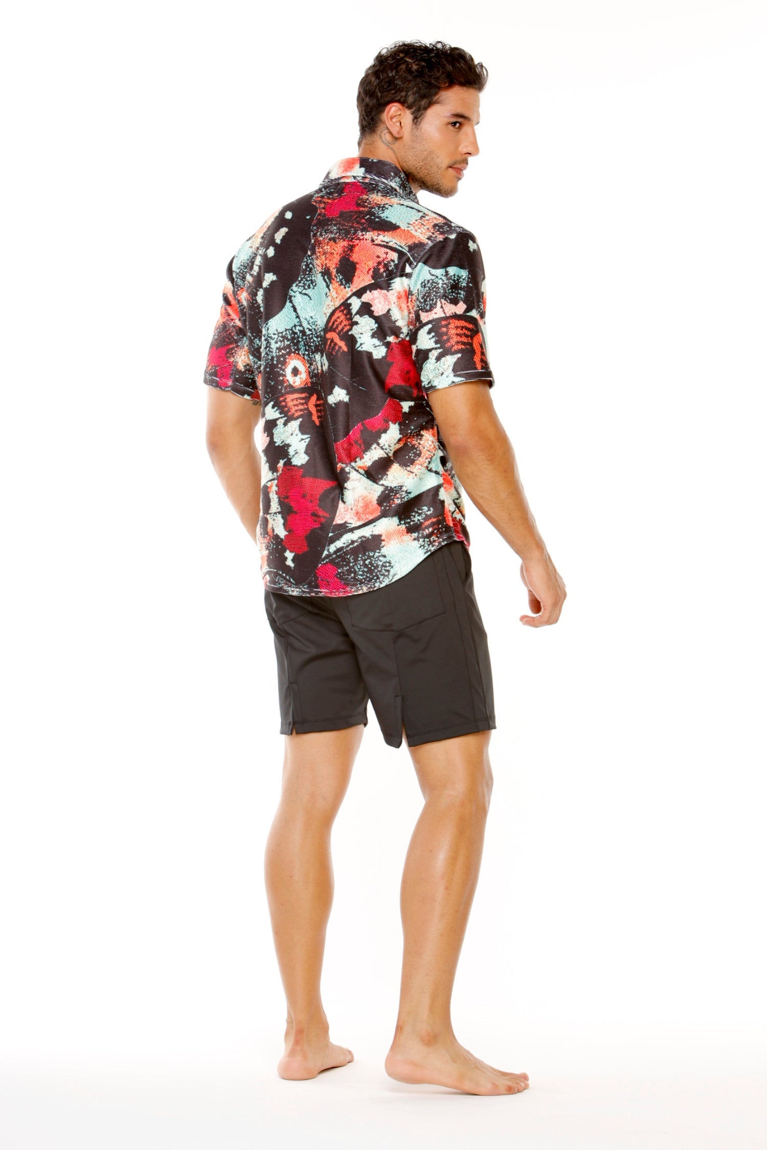 Camisa Papaya en Rib Unisex Negra