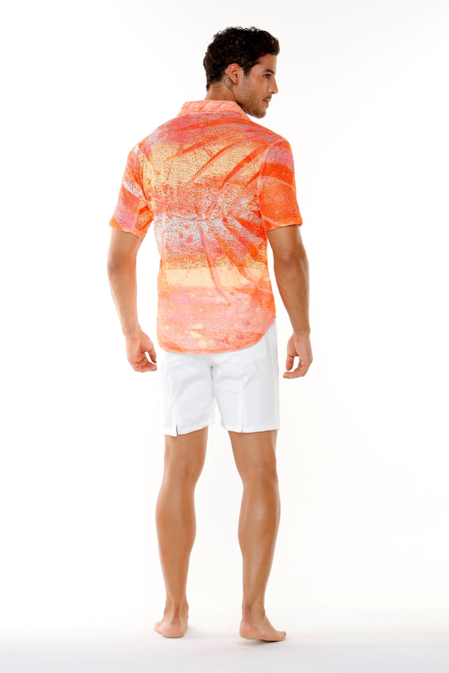 Camisa Papaya en Malla Unisex Naranja