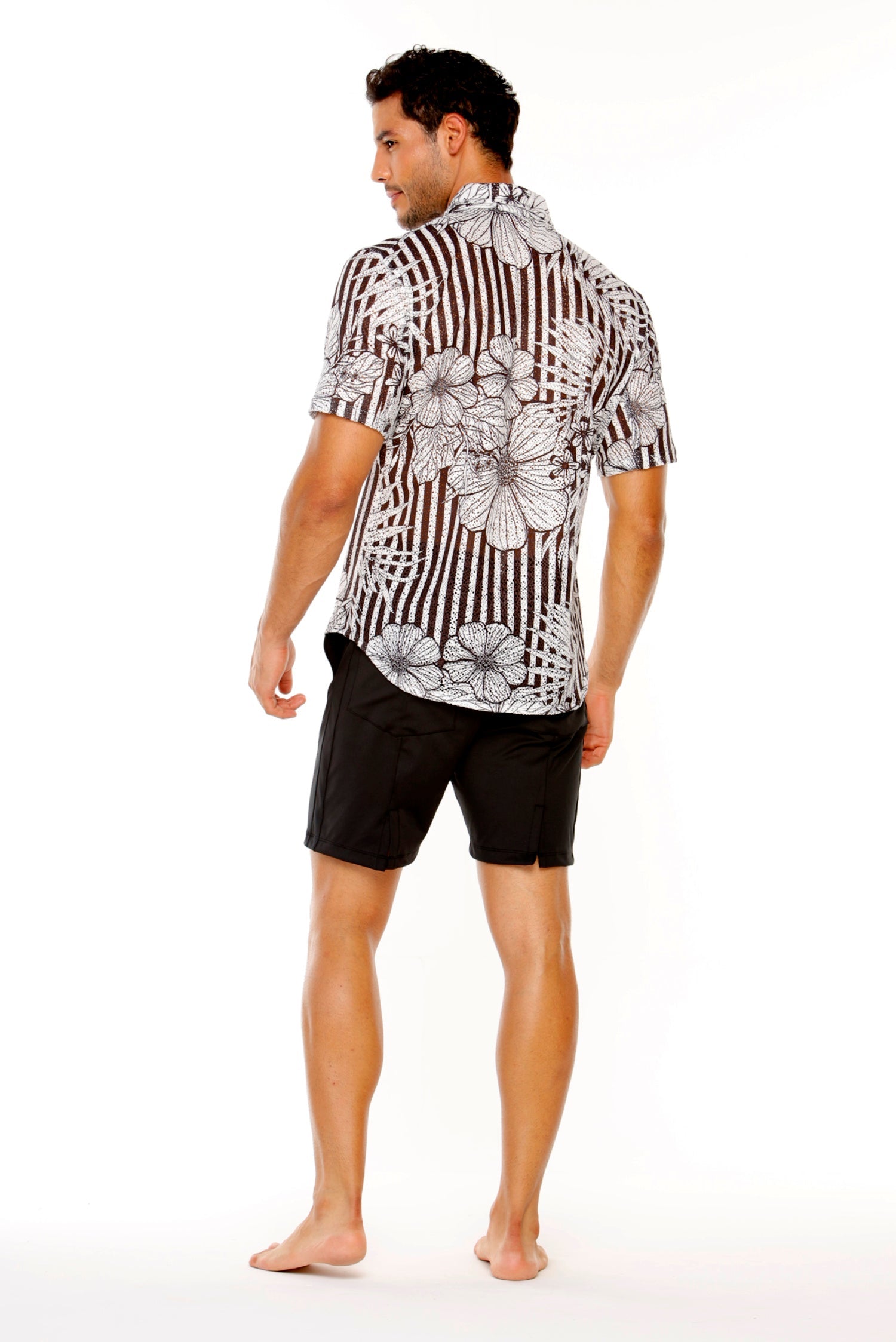 Camisa Papaya en Malla Unisex Tony Blanca