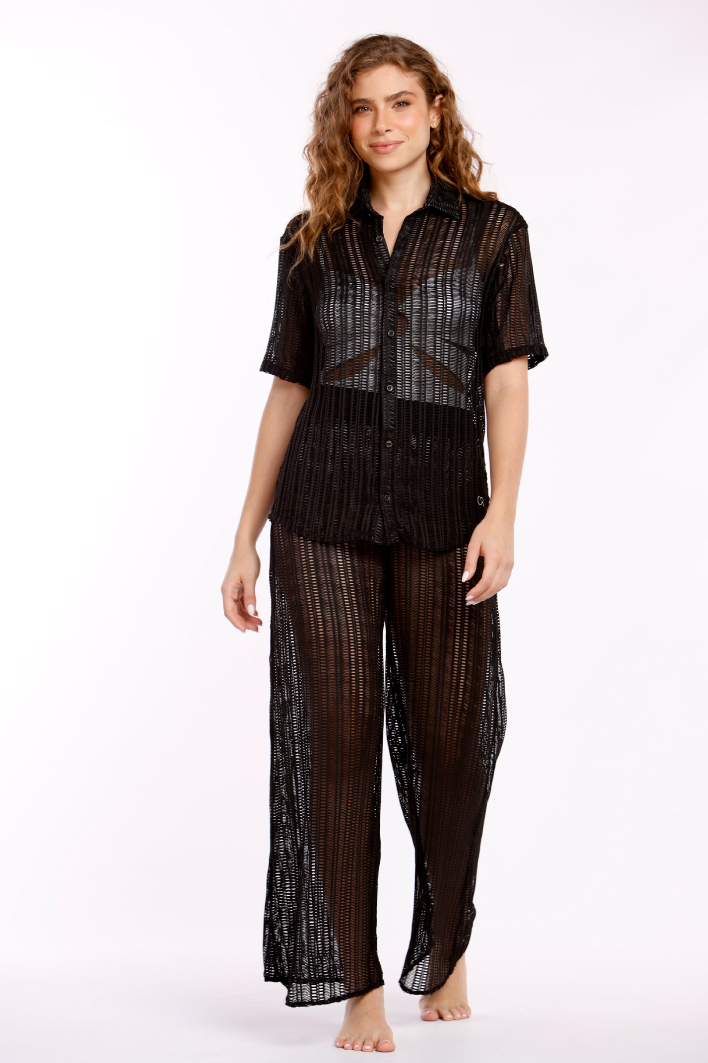 CAMISA PAPAYA NEGRO