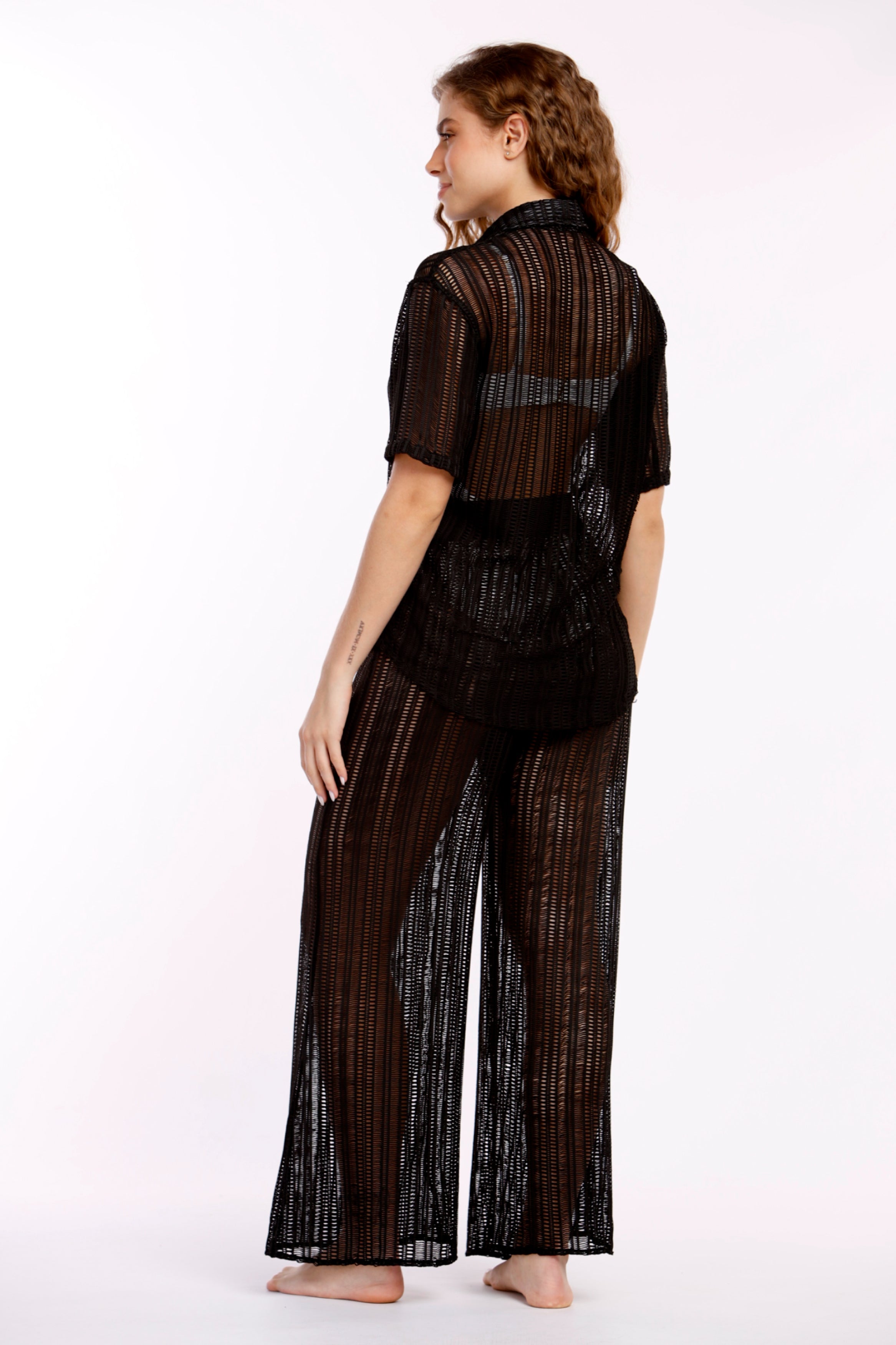 CAMISA PAPAYA NEGRO