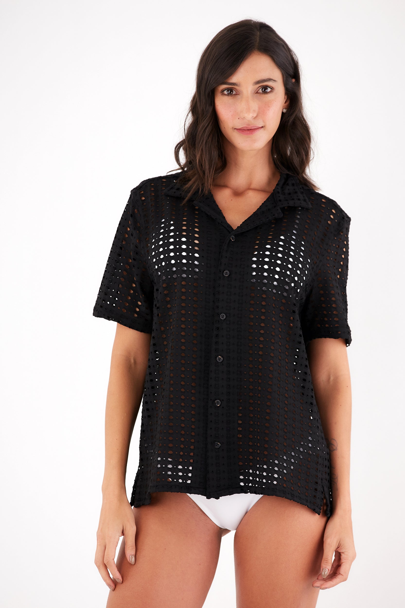 CAMISA AVA OVERSIZE NEGRO