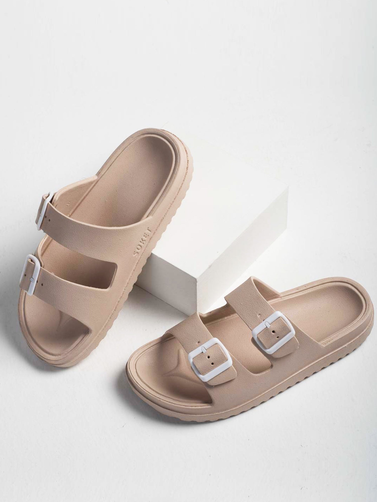 SANDALIA SM403 BEIGE MUJER